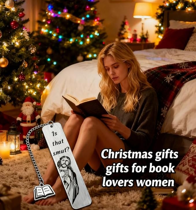Funny Gifts Bookmarks for Women, Book Club Gifts for Women Reader, Book Lover Bookish Gifts for Women, Gifts for Book Lovers, Funny Christian Gifts for Women, Easter Basket Stuffers for Women