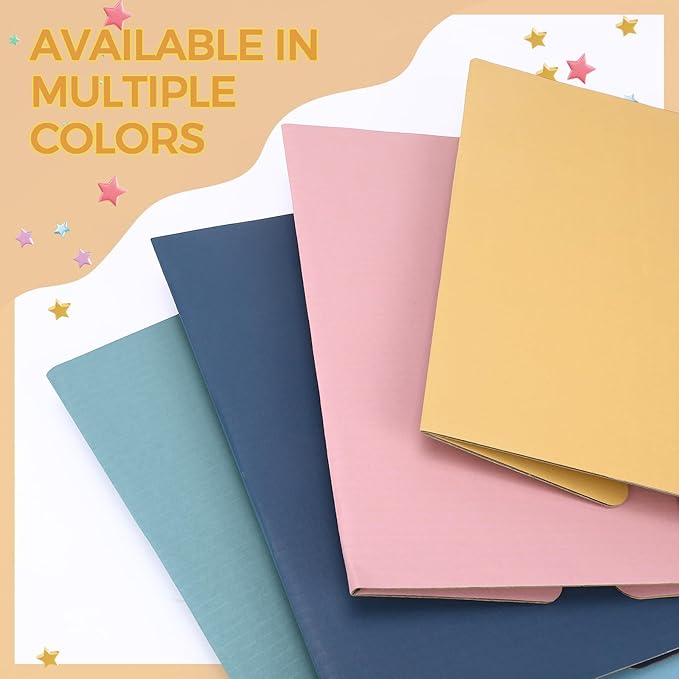 Mooliwe 4 Pack 21" X 14" Trifold Poster Board Tri Fold Poster Boards Foldable Corrugated Business Presentation Display Paper Boards for Science Fair Events, School Projects, Exhibitions(Boho)
