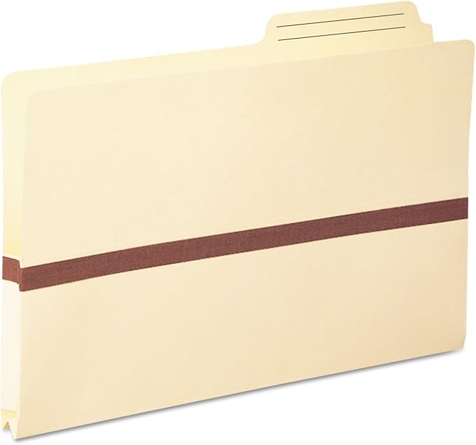 Smead 76487 Economy File Pockets, 1-Inch Exp, Lgl,14-3/4-Inch Wx9-7/8-Inch H, Manila