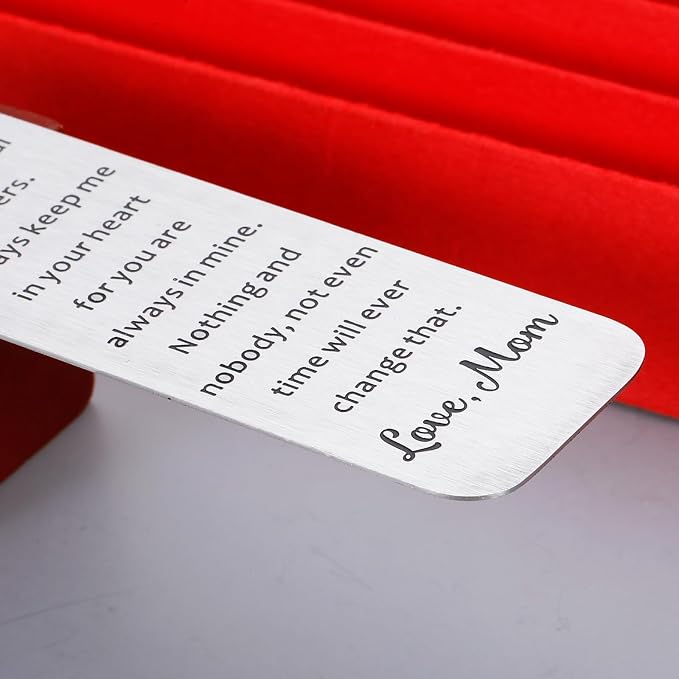 VANLOVEMAC Graduation Birthday Gifts for Daughter Adults from Mom Mothers Day Daughter Bookmark Birthday Presents for Stepdaughter Inspirational Gifts for Women College Gift for Girls