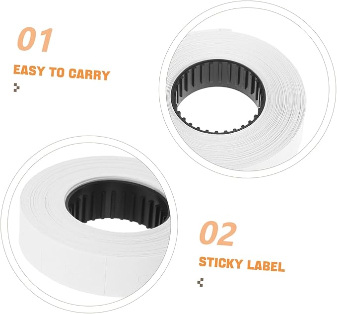10rolls Price Labeller Roll Labels Price Tags Print for Retail Pricing and Organization