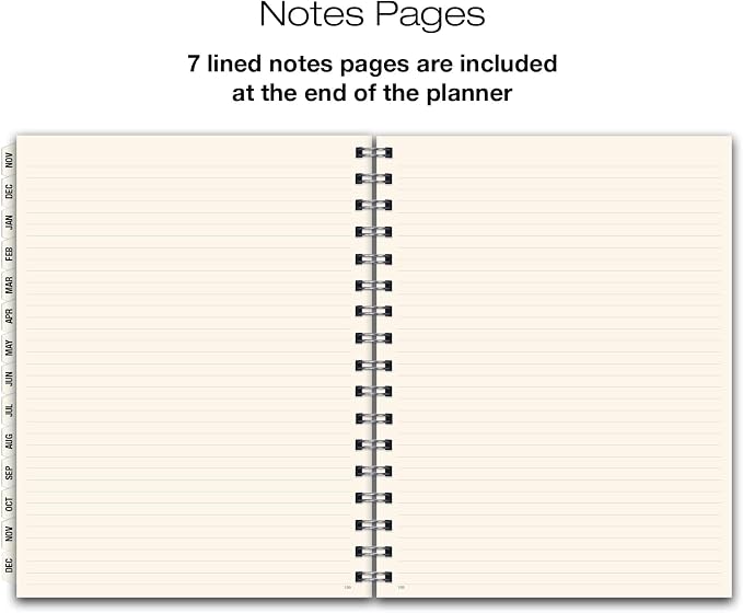 ESSENTIAL 2026 Monthly & Weekly Planner with Tabs, 8.5"x11": 14 Months (November 2025 - December 2026), Professional, Simple, Easy-to-Use Design and Frosted Poly Cover for Extra Protection (Frosted)