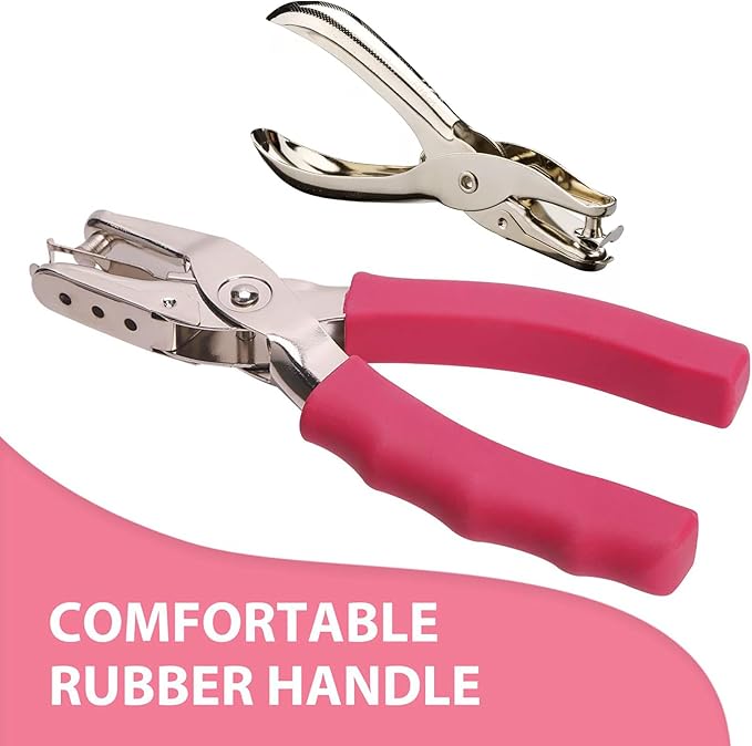Long Reach Stapler with 1 Hole Punch， 1/4 inch of Single Whole Punch