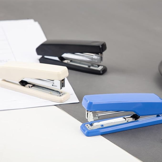 Liudan Stapler Stapler Set Office Stapler Staples Paper Stapling in 15 Sheets Paper School Supplies Office Accessories Office Stapler (Color : B)