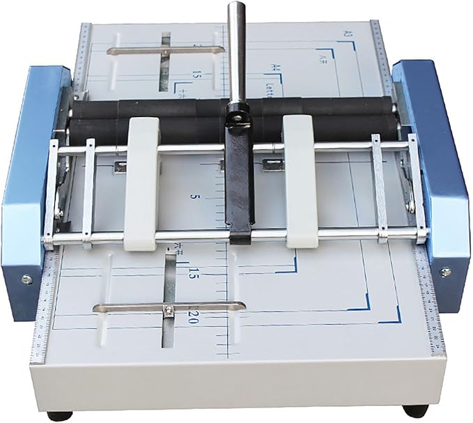 Heavy Duty Paper Stapler, A3 Booklet Making Machine with 20 Sheet Capacity, 5 Nail Positions and Support Various Discount Methods
