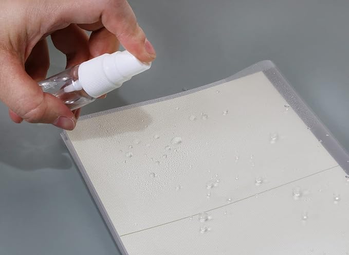 ONLYKXY 10pcs Clear Exercise Book Covers for Home Office Books Waterproof Plastic Sleeves (A5)