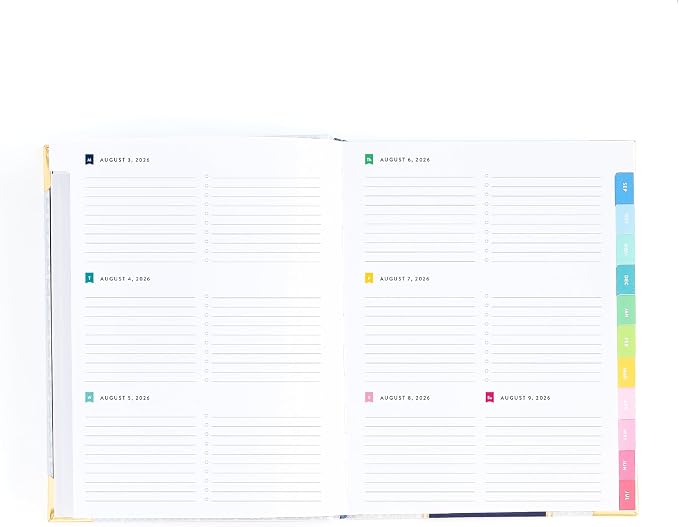 2026-2027 Weekly Planner by Emily Ley – Simplified Bookbound Planner Carolina Trellis, August 2026–July 2027 – 12-Month Academic Year Organizer for Women