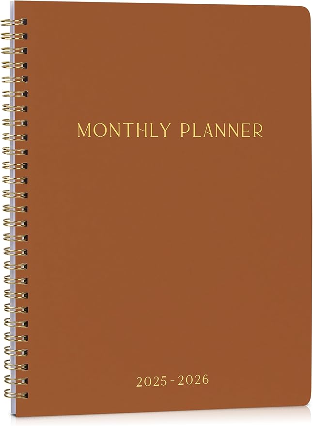 Beautiful 2025-2026 Monthly Planner and Calendar Book - Aesthetic To Do List Notebook For Women to Easily Organize Your Tasks and Boost Productivity - Runs From April 2025 Until December 2026