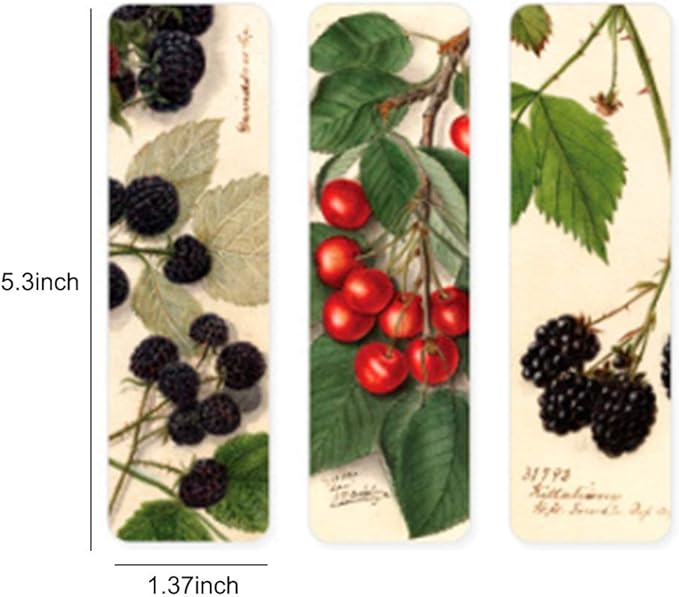 28 Sheet Fruit Style Book Mark Vintage Bookmark for Book Reading Page Paper Bookmark