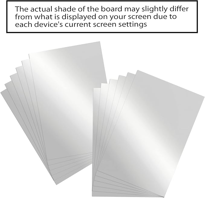BAZIC Products Poster Board Silver 22" x 28" 25 Sheets