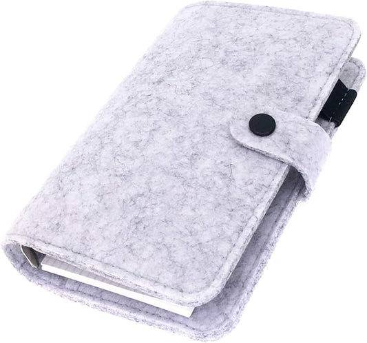 A5 Felt Binder, Cool Gray
