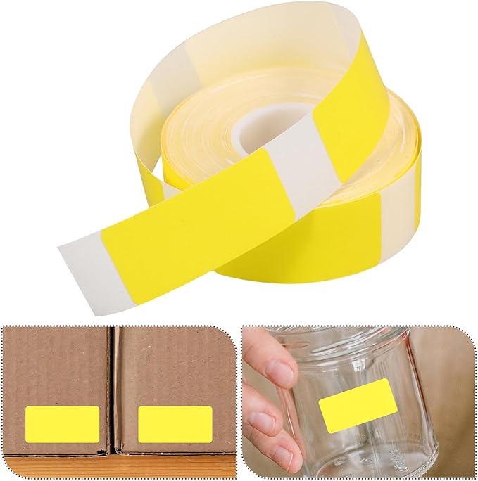 LALAFINA 3rolls Self-Adhesive Thermal Labels Stickers for Home Office and School Projects Tear-Resistant Easy to Print Labels Per