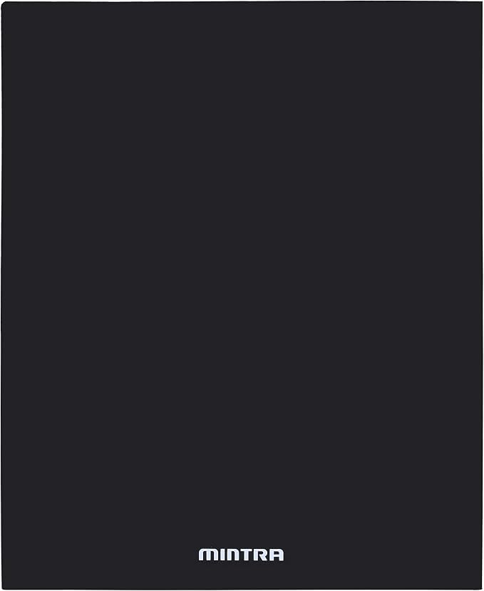 Mintra Office Poly Pocket Folders (Black, 8pk)