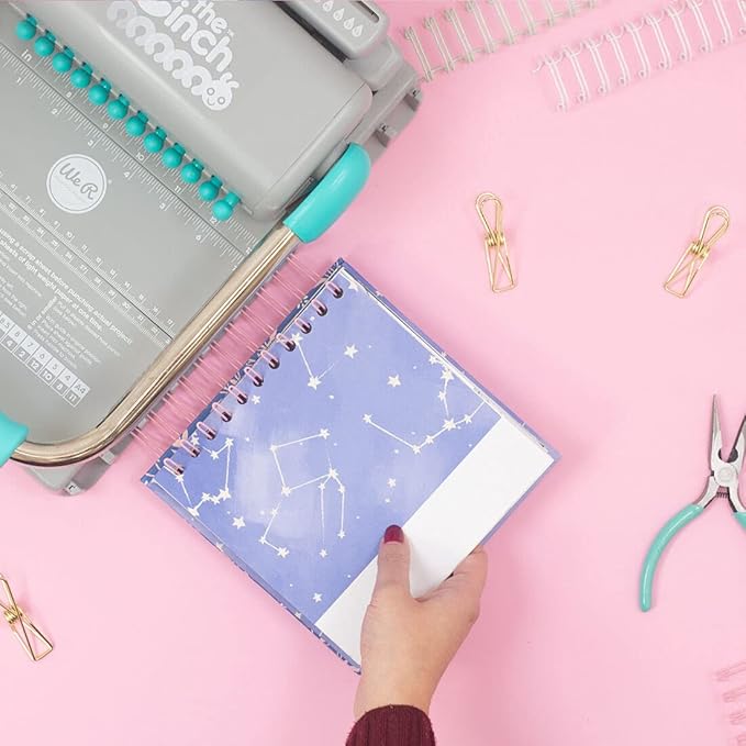 Craftelier - Set of 2 Double Ring Spiral Binders for Albums, Notebooks, Diaries or Calendars | Ideal for Scrapbooking and Other Crafting Projects | Ø 3.17 cm (1.25") - Bronze Colour