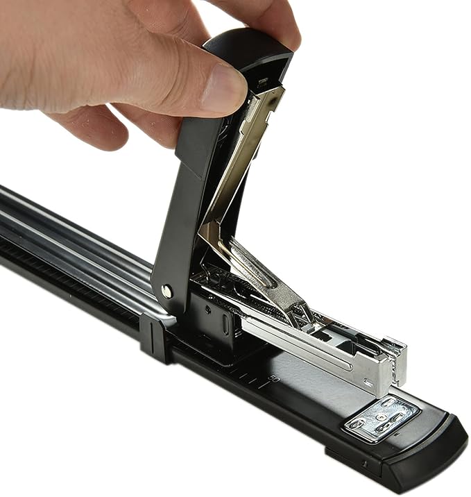 Liudan Stapler Stapler Heavy Duty Long Arm Stapler Long Reach Stapler Staples up to 20 Sheets Office Paper for Home Office Supplies Desktop Stapler