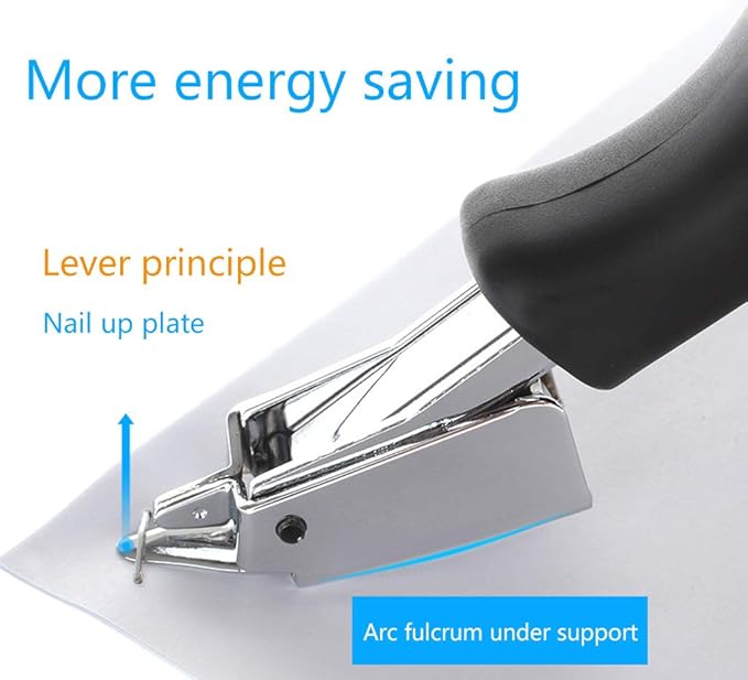 Heavy Duty Staple Remover Nail Puller for Wood Door Upholstery Framing Nailers Removing Tools Single Hole Punch