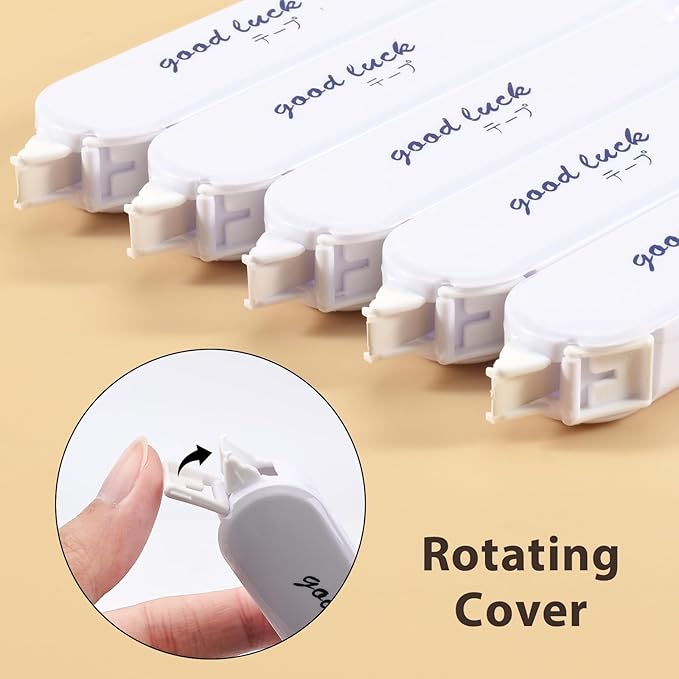 5-Piece Correction Tapes, Aesthetic White Pull Out Tape, Quick Dry, Instant Correct, Easy to Use for School Office Supplies (White)