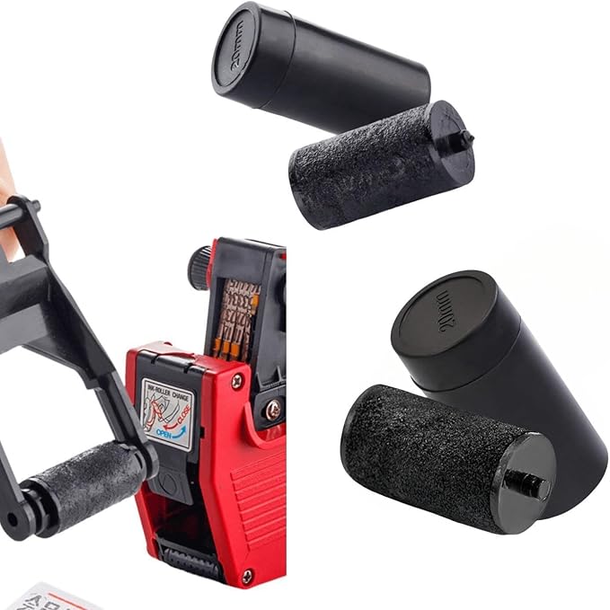 20mm Refill Ink Roll for MX500 Price Tag Gun, 10pcs Cartridge, 1 Line Price Label Gun Ink Rolls, Price Tag Tool Accessory Set