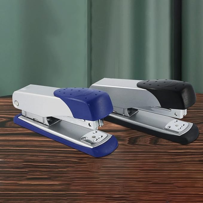 KUYWLMKMZZ Desk Stapler Standard Stapler Desktop Stapler Document Binding Desktop Stabler Office Student Supplies Staplers for Desk 25 Pages Capacity School Supplies (Color : B)
