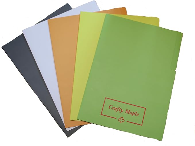 Funny File Folders - Multicolor, Modern Style, Letter Size, Top Tab Position