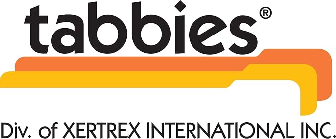 Tabbies 68815 File Pocket Handles, 9-5/8 x 2, White, 48/Pack