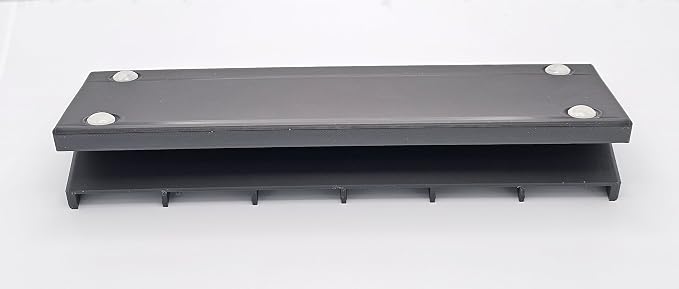 Remote Holder Organizer Pedestal Caddy compatible with Lutron Pico Remotes, Anti-Slip Feet, Holds 6 Remotes, Black, Indoor Use Only