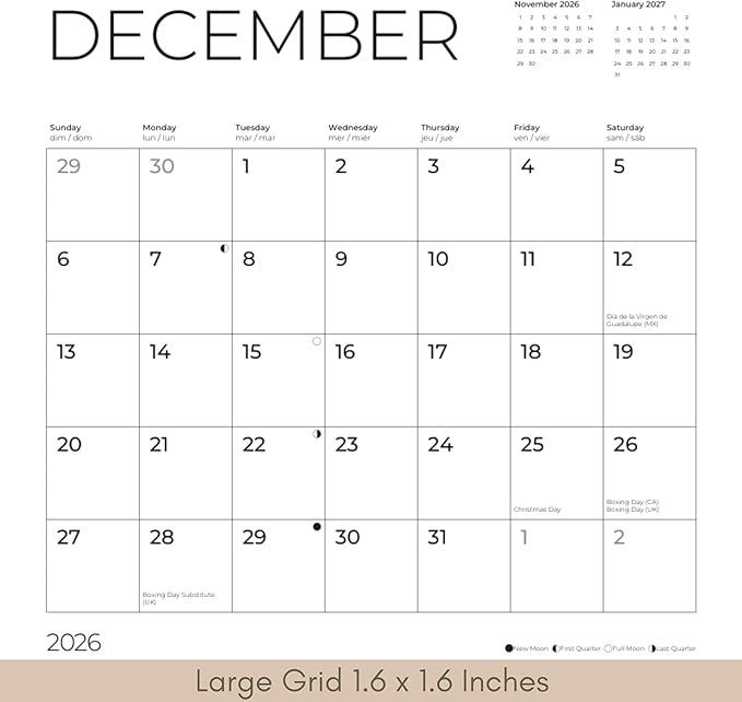 Australian Shepherd Puppy 2026 Wall Calendar | 12" x 24" Open | Dog Photography Thick & Sturdy Paper for Planning | Office Kitchen Decor or Gift | Pacific Waters Press (Australian Shepherd Puppies)