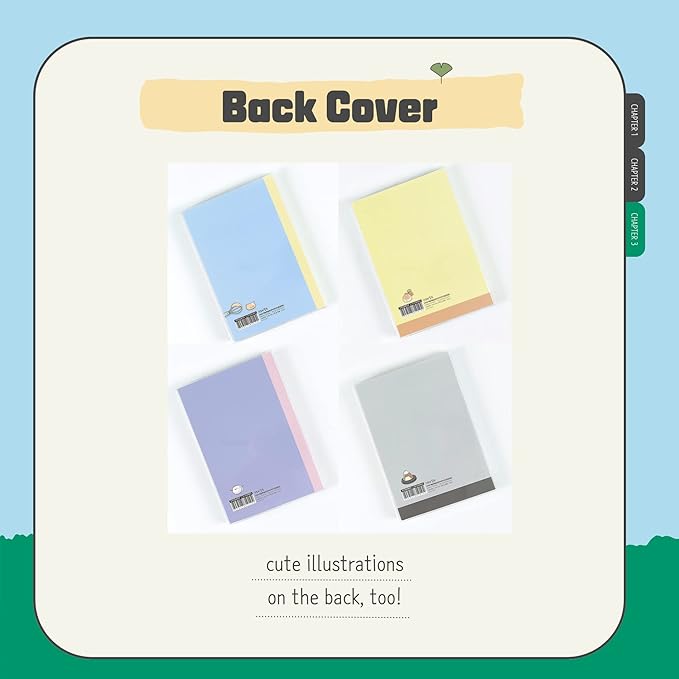 Kawaii Mini Korean Weekly Undated Planner + 1 dalgaru sticker sheet - 128 pages, Soft PVC Cover Cute Small stationery for school, academic, teens, women, girls (Cookies n Cream (Gray))