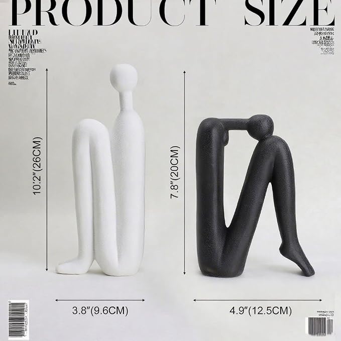 Book Ends Decorative for Shelves- Modern Bookends for Bookshelf Decor, Heavy Duty Book Holder and Book Stopper, Stylish Shelf Decorations and Bookends for Shelves