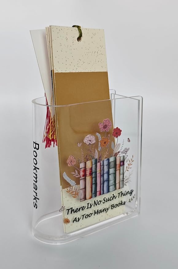 Book Shaped Bookmark Holder, Reading Accessories Gift for Books Lovers, Women, Librarians (Book)