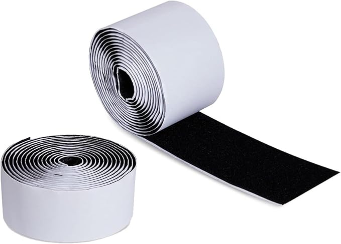 2Pcs Adhesive Hook and Loop Tape Wide Double Sided Sticky Back Hook Loop Fastener for Pedal Board Fastening Guitar Pedal Board Adhesive