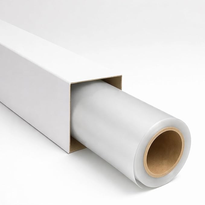 Matte Clear Dry Erase Film, Anti-Glare Architectural Surface, Peel & Stick, See-Through Writable Overlay for Walls, Whiteboards, Signage & Projection (25' Long Cut)