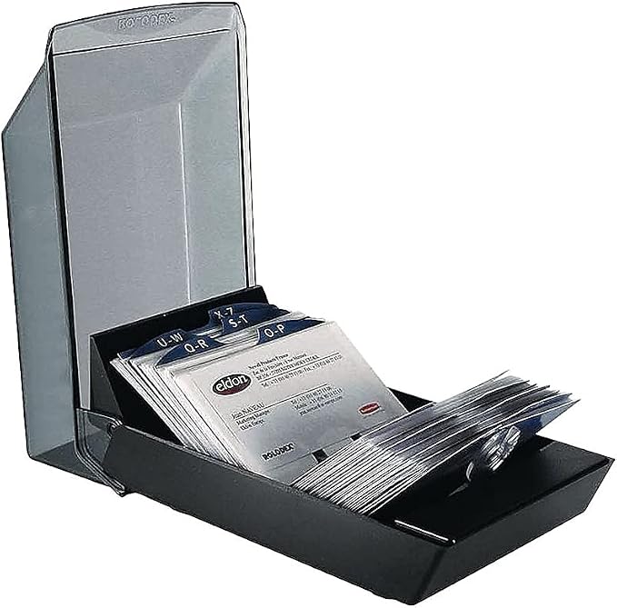 Rolodex Plain Rotary File Cards 2-1/4"x4", White