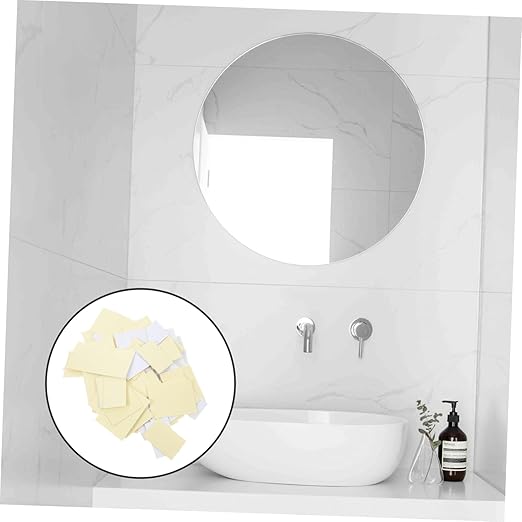 Healifty 100pcs Heavy Duty Double Sided Tape Adhesive Dots for Walls Mirrors Strong