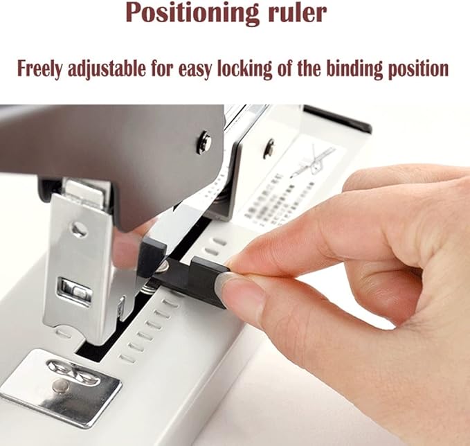 KUYWLMKMZZ Desk Stapler Staplers Office Heavy Duty Labor-Saving Thickening Staplers Office Binding Supplies Can Be Stapled 90 Pages Capacity School Supplies (Color : A)