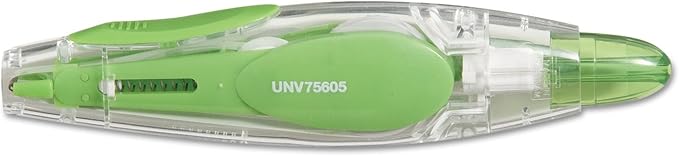 Universal 75605 Retractable Pen Style Correction Tape, 1/5-Inch x 236-Inch, 4/Pack