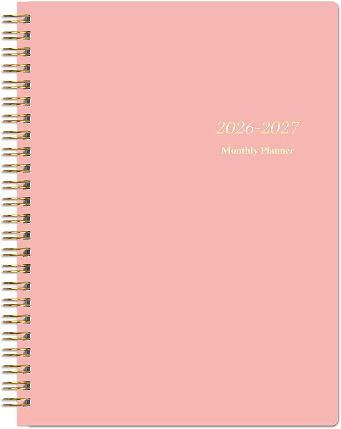 Monthly Planner 2026-2027, Jan 2026 - Dec 2027, 2 Year Calendar 2026-2027 Monthly Planner, 7.5" x 10", 24 month Calendar With Goals To Do List, Habit Tracker Suitable for Schools & Offices & Home