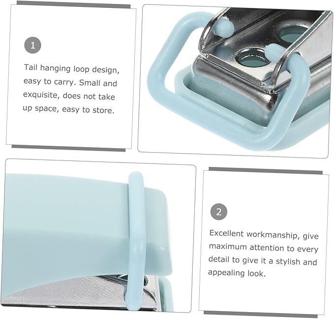 DOITOOL Office Supply Stapler Compact and Durable Small Stapler for School Necessity and Desk Decoration Unique Design for Students and First Workers