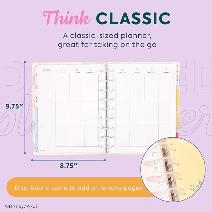 Happy Planner Disney Toy Story 12-Month Disc-Bound Planner, July 2026–June 2027, Classic Size, Vertical Layout, Woody and Friends