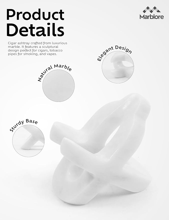 Marble Cell Phone Stand Holder White Desk Organizer for Office & Home, 4” Decorative Pencil Holder, Makeup Brush Organizer And Desk Decor, Ideal Gift for Women Day