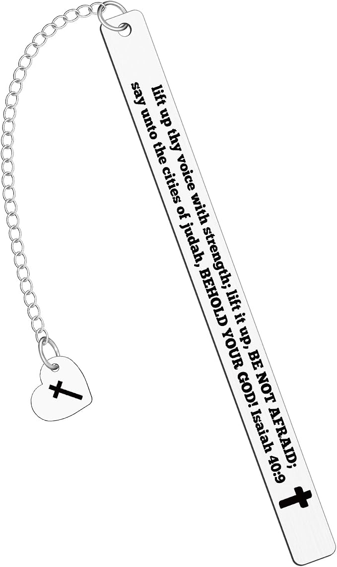 Metal Christian Bookmarks Gifts Bookmarks for Women Bible Verse Bookmark First Communion Gifts Religious Book Mark for Friends First Communion Gifts for Women Girls