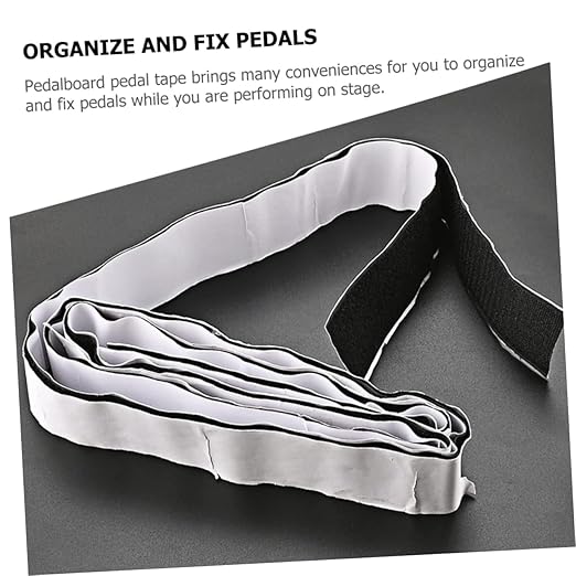 Pedalboard Mounting Tape Strong Adhesive Hook and Loop Fastener for Guitar Pedals Durable Design Bond for Guitars and Effect Pedals