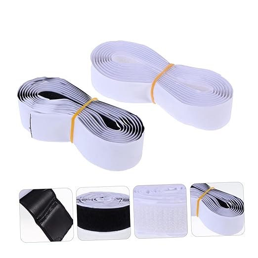 OSALADI 4set Self-Adhesive Strips Heavy Duty Double-Sided Tape Sticking Belt for Organizing Safe and Practical