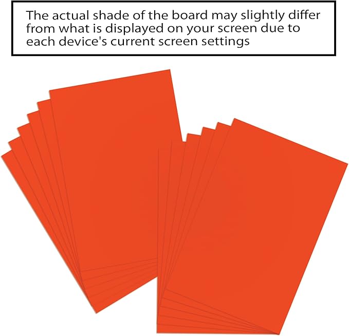BAZIC Products Poster Board Red 22" x 28" 25 Sheets