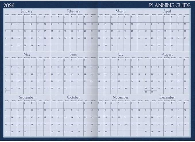 Lang, Lang Folk Art Monthly 2026 Pocket Planner, 4.9'' X 6.6'', Weekly Calendar with Wire-O Binding