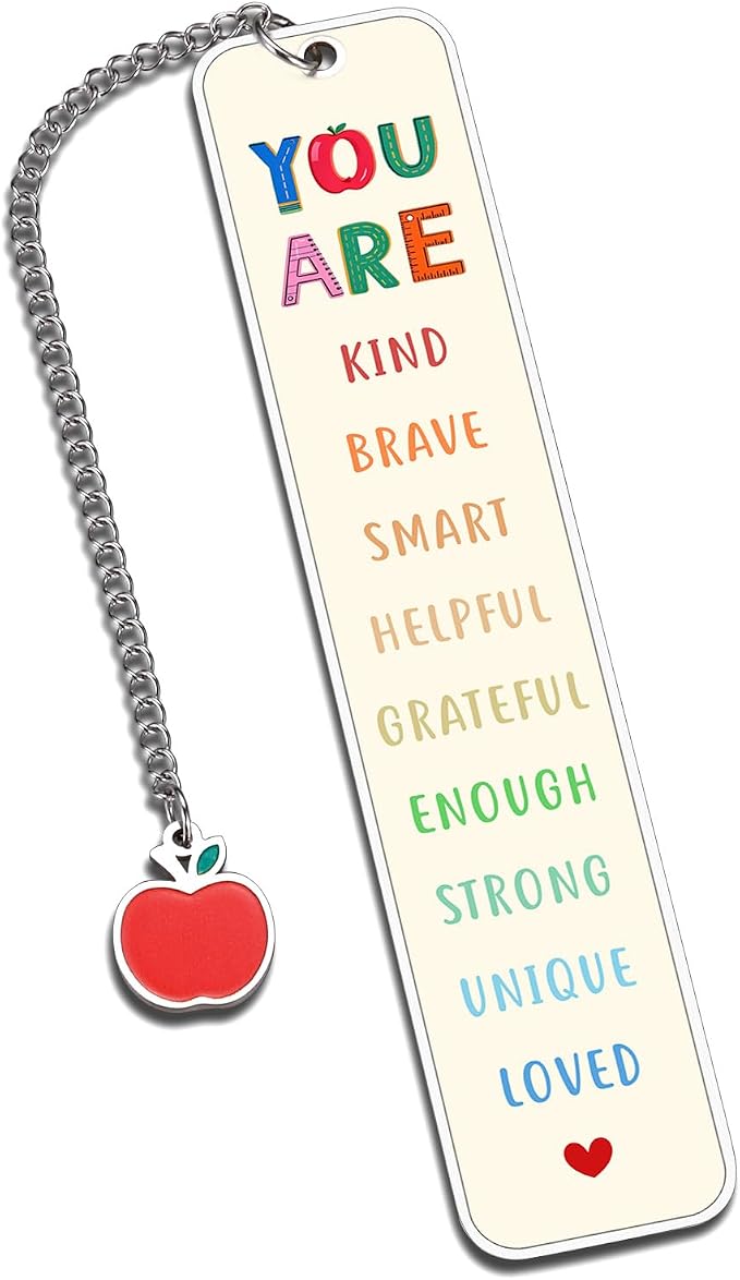 Bookmarks for Reading Kids, Back to School Supplies for Teens, First Day of School Supplies, Cute Book Reading Accessories for Girls Boys, Graduation Gifts for Her Him, Motivational Reading Gifts