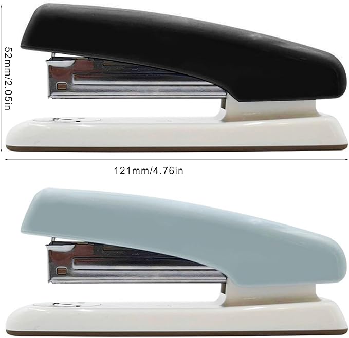 Business Stapler Office Stapler Desktop Stapler Paper Binding Machine Large Size Stapler Colorful Paper Binding Stapler