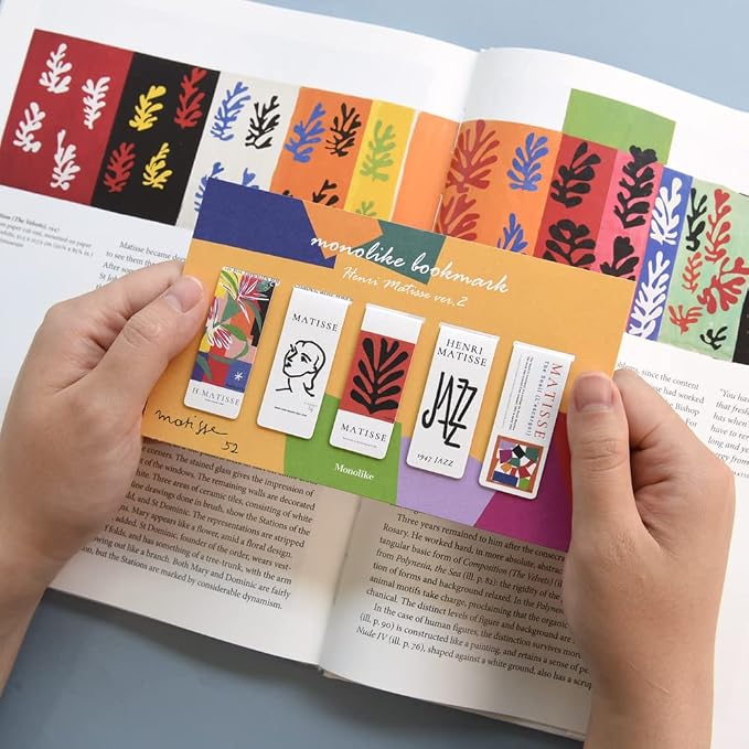 Monolike Magnetic Bookmarks Henri Matisse Ver.2, Set of 5