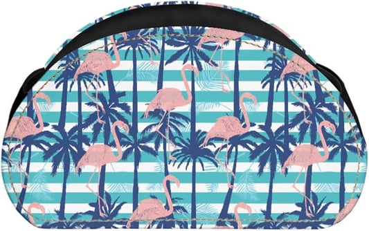 Coconut Flamingo Print TV Remote Control Organizer Desktop Storage for Remote Controls/Controllers/Media Players/Eyeglasses/Cosmetic Brushs/Paint Brushes/Pens Organizer