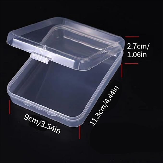 4 Pcs Clear Chalk Holders Storage Case Multifunctional Plastics Storage Box Office Supplies For Teachers School